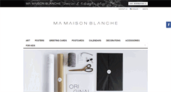 Desktop Screenshot of mamaisonblanche.cz