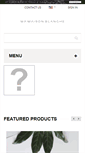 Mobile Screenshot of mamaisonblanche.cz
